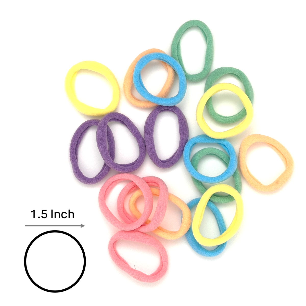 Bubblegum Shades Hair Ties (18 Pack) HedeliE