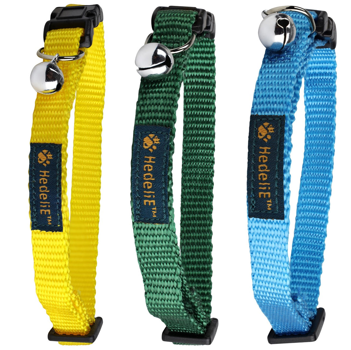 Copy of 3-color Nylon Cat Collar Set (3 Pack) HedeliE